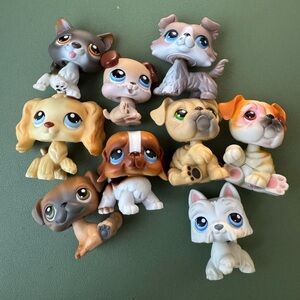 Littlest pet shop LPS Dog Figurine Collection 2004 2005 2006